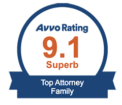 Avvo Rating | 9.1 Superb | Top Attorney Family